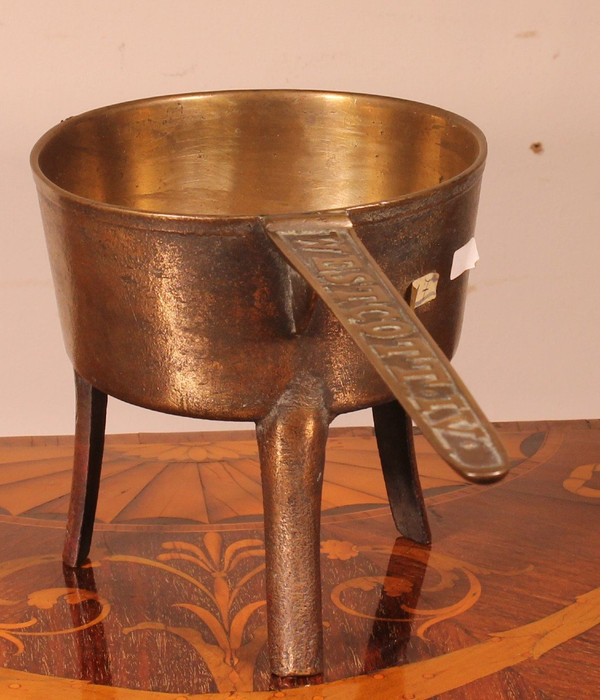 18th Century Tripod Apothecary Poelon From The Westcott Family