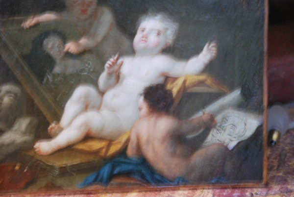 Allegorie Der Malerei Follower Von Noel Hallé , 18. Jahrhundert