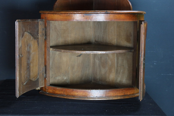 Corner In Walnut Louis XV Style