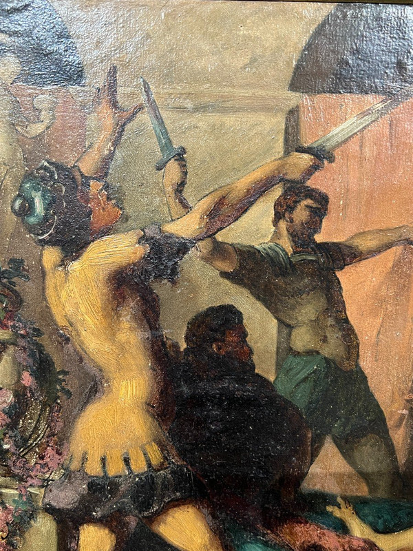 Französischer Meister um 1860 - Der Tod Caligulas