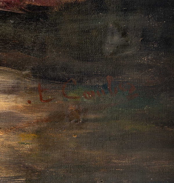 Opera francese Composizione floreale Fine XIX secolo