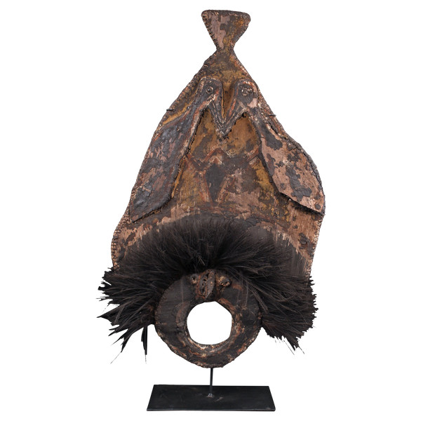 Wagnnen-Tanzhaube, Stammeskunst, Ozeanische Kunst, Papua-Neuguinea, Traditionelles Ornament, Ozeanien