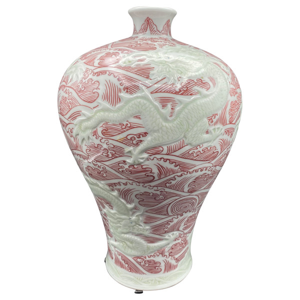 VASE CHINOIS AUX DRAGONS 