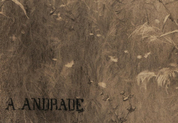 Alfredo d'ANDRADE, Paysage lacustre (grand format)