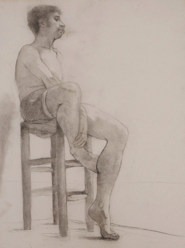 Laetitia DOUMICHAUD, Académies d'hommes nus
