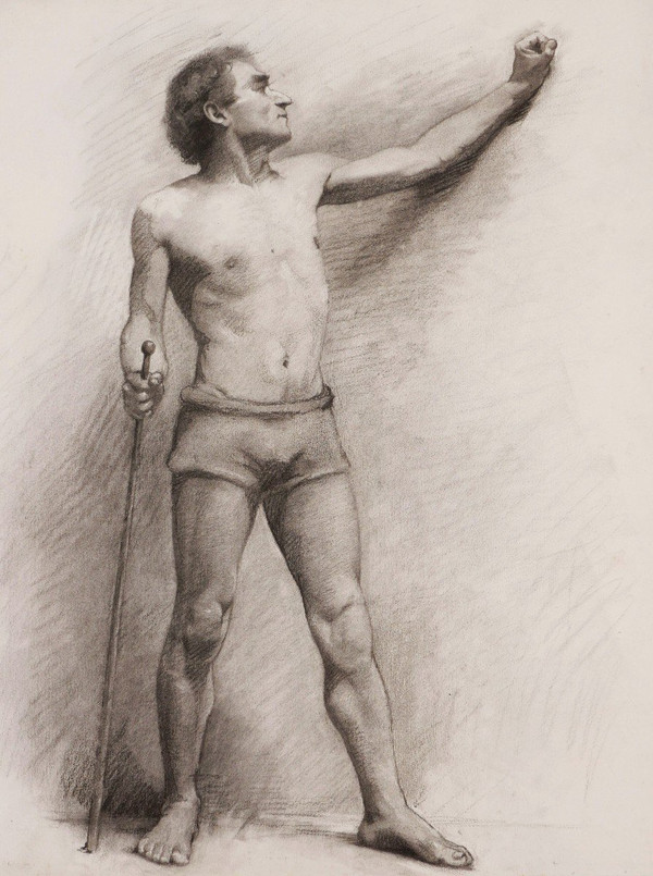 Laetitia DOUMICHAUD, Académies d'hommes nus