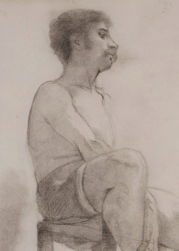 Laetitia DOUMICHAUD, Académies d'hommes nus