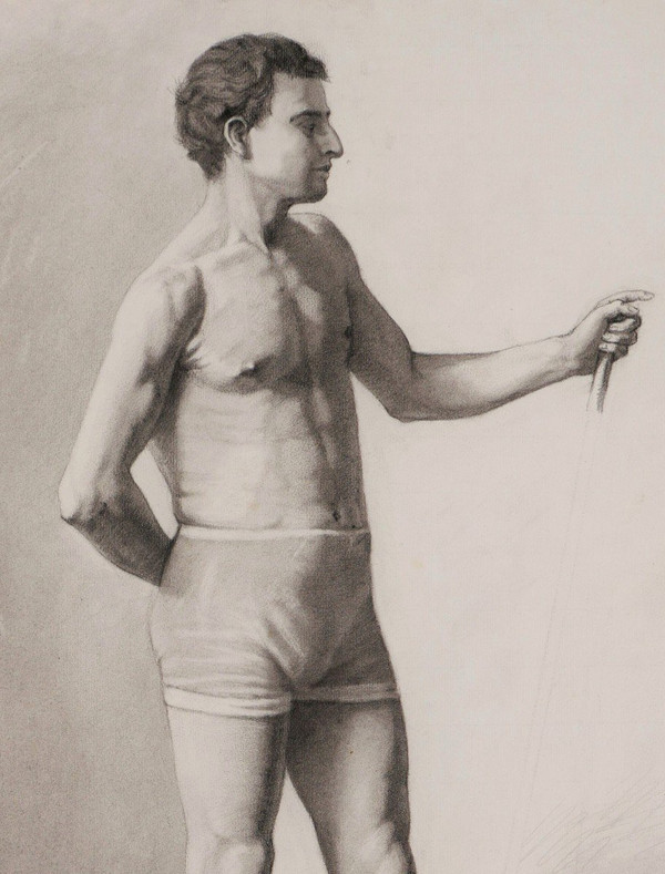 Laetitia DOUMICHAUD, Académies d'hommes nus