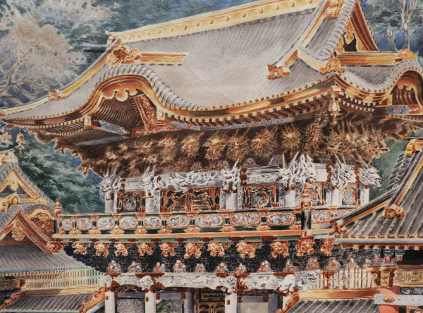 EUROPEAN school early 20th century, The Yomeimon of the Temple of Nikkō Tōshō-gū