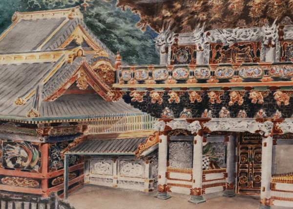 EUROPEAN school early 20th century, The Yomeimon of the Temple of Nikkō Tōshō-gū