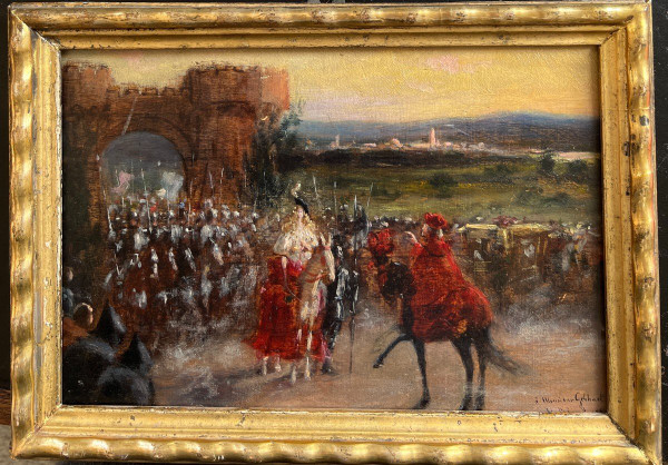 Henri Bénard (1860-1927) - Scène Médiévale, 1897