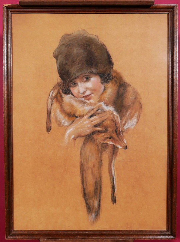 Léo Fontan, Jeune Fille Au Renard
