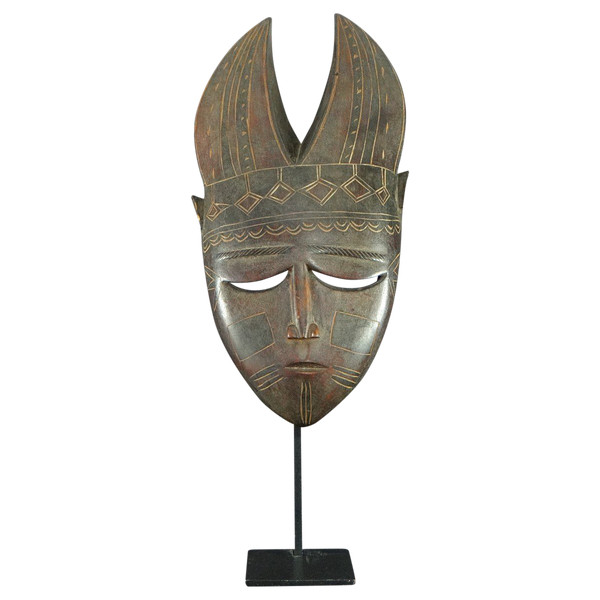 Ivory Coast, Baule People, Mid-20th Century, Anthropo-zoomorphic Dance Mask.