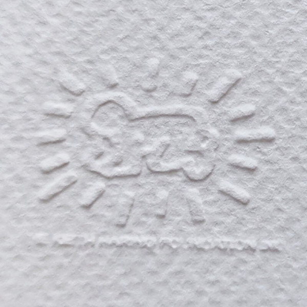 1990 Wunderschöne Originallithografie von Keith Haring in limitierter Auflage