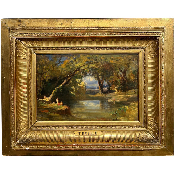 Pierre Thuilllier (1799-1858) - Pastorale, 1840 circa