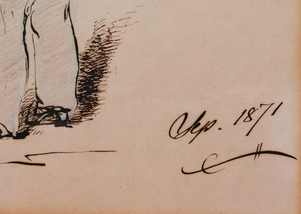 Pierre François Eugène GIRAUD, Projets de costumes pour le théâtre