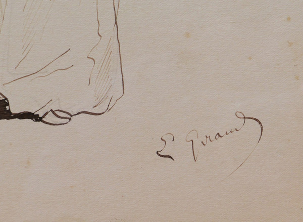 Pierre François Eugène GIRAUD, Projets de costumes pour le théâtre