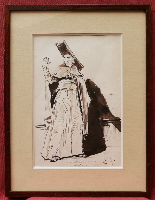 Pierre François Eugène GIRAUD, Projets de costumes pour le théâtre