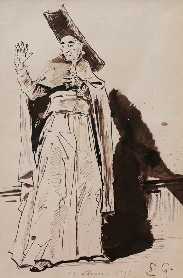 Pierre François Eugène GIRAUD, Projets de costumes pour le théâtre