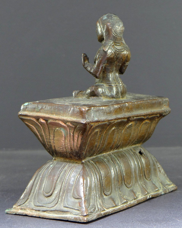 North India, 19th Century, Large Bronze Scholar's Weight.