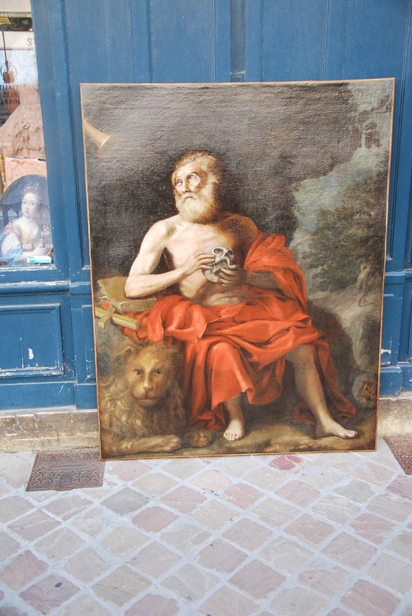 Ecole Venitienne Du XVI , Saint Jérome  Pénitent