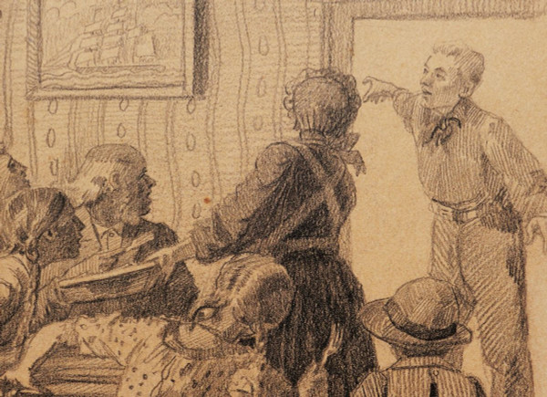 École FRANÇAISE ou SCANDINAVE fin XIXème siècle, L'appel du large