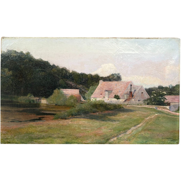 Louis Auguste Girardot (1856-1933) - Paysage Champêtre, 1896