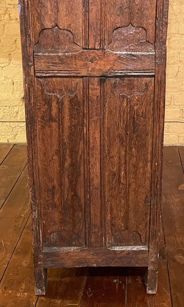 4 Gothic Period Doors In Oak 15th Century
