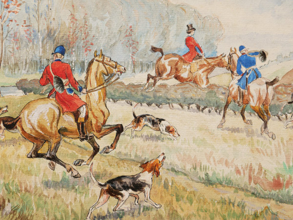 Attributed to Jean Achille Théodore BRAIL, Hunting Scenes