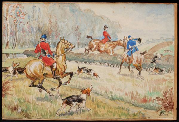 Attributed to Jean Achille Théodore BRAIL, Hunting Scenes