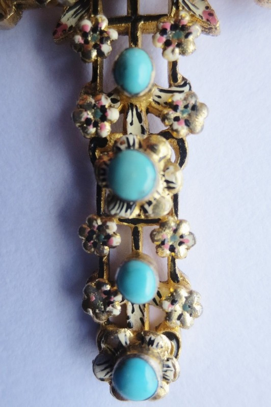Croix en vermeil, XIXe siècle.