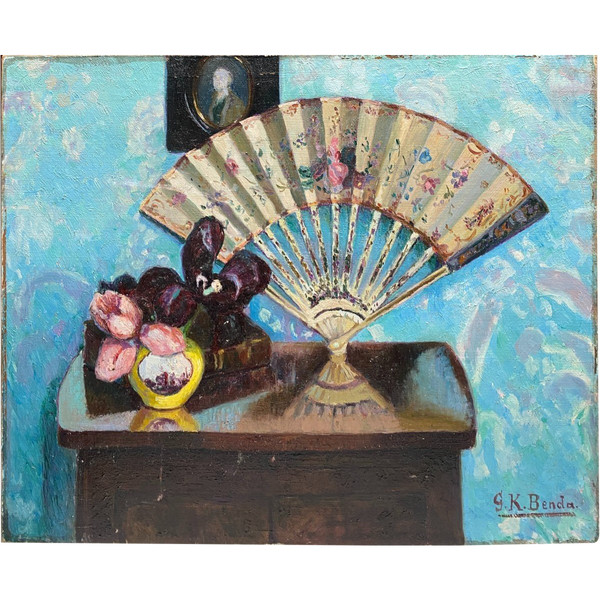 Georges Kugelmann Benda (1883-1954) – Der alte Fächer, um 1910