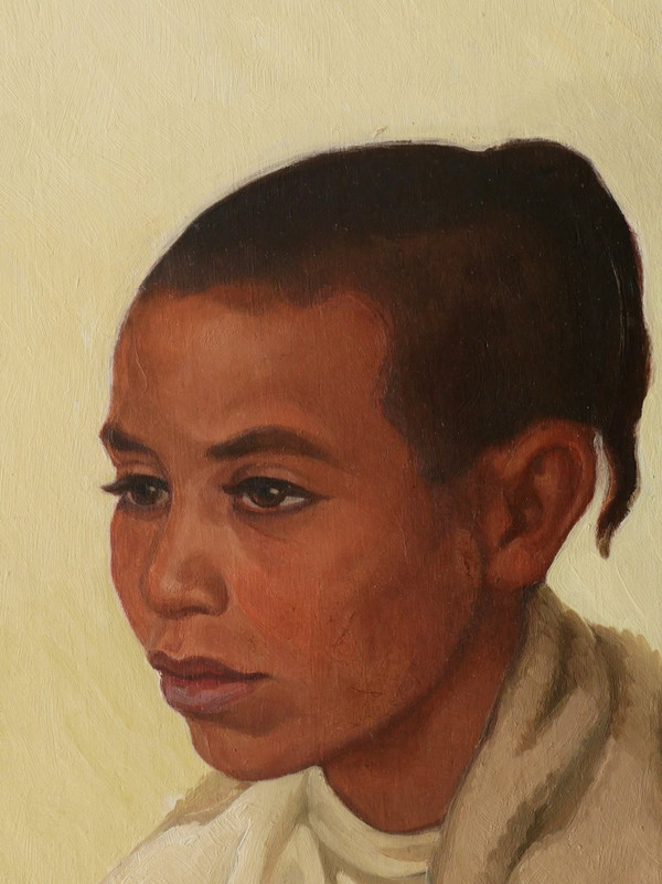 Yvonne KLEISS-HERZIG, Portrait of a child from Algeria