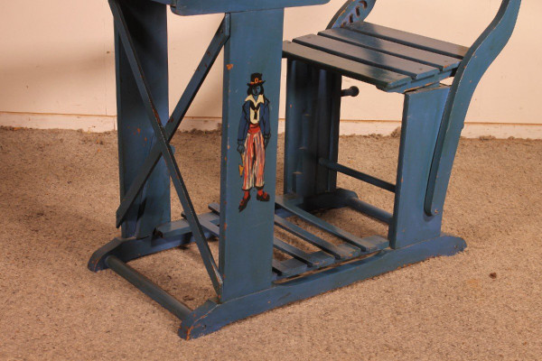 Polychrome school desk