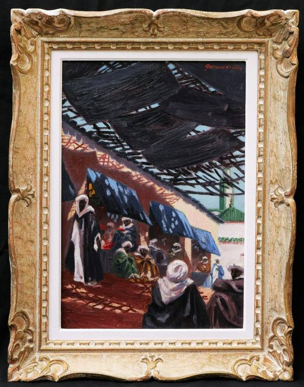 Maurice GUIRAUD-RIVIÈRE, Souk Scene in Fez, Morocco