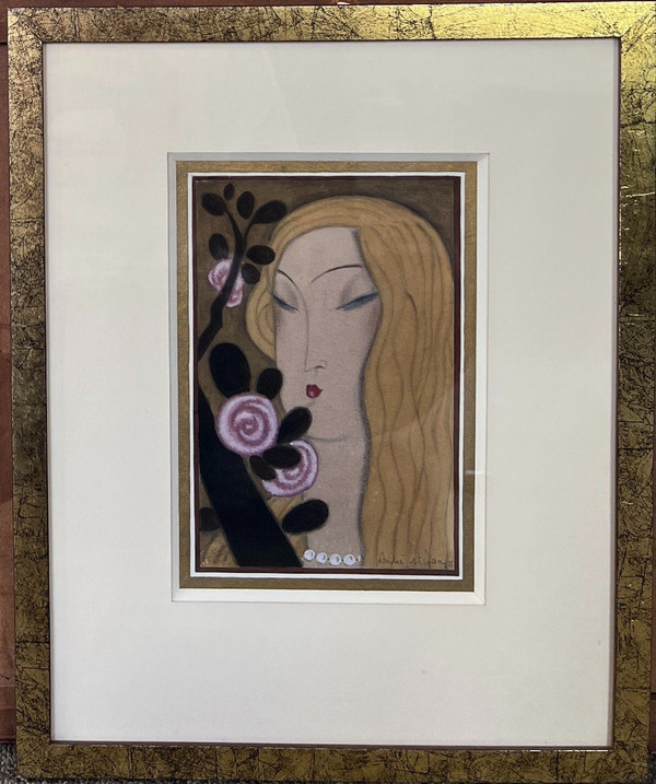 André Giesecke (1887-1975) Dit André Stéfan - Elégante Art Déco, 1927