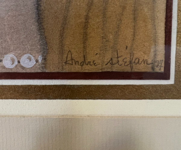 André Giesecke (1887-1975) Dit André Stéfan - Elégante Art Déco, 1927