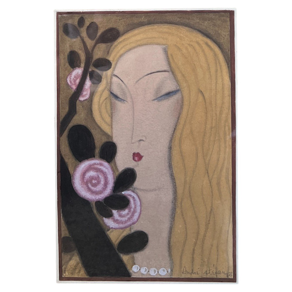 André Giesecke (1887-1975) Dit André Stéfan - Elégante Art Déco, 1927