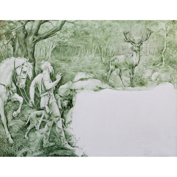Joseph BLANC, The legend of Saint Hubert