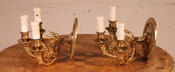Pair of Empire Style Sconces.