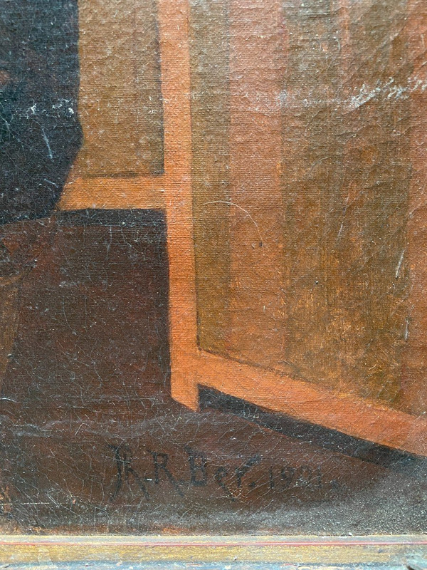 Philippe Herber La Bonne Digestion, 1901 - Esposizione Internazionale delle Belle Arti di Monte Carlo