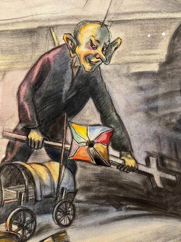 Josef Friedrich Limmer (1892-1967) New Objectivity - Antinazi - Wandervögel, 1934