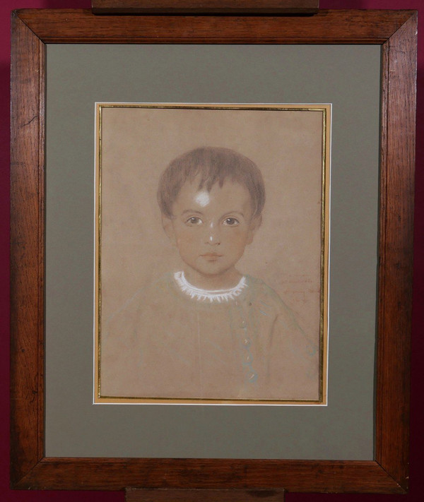 Eugène AMAURY-DUVAL, Portrait of two-year-old Maurice Van der Vliet