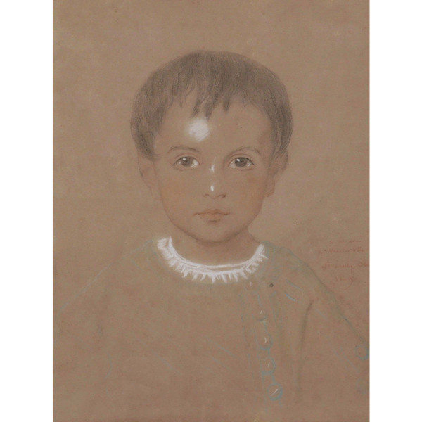 Eugène AMAURY-DUVAL, Portrait of two-year-old Maurice Van der Vliet