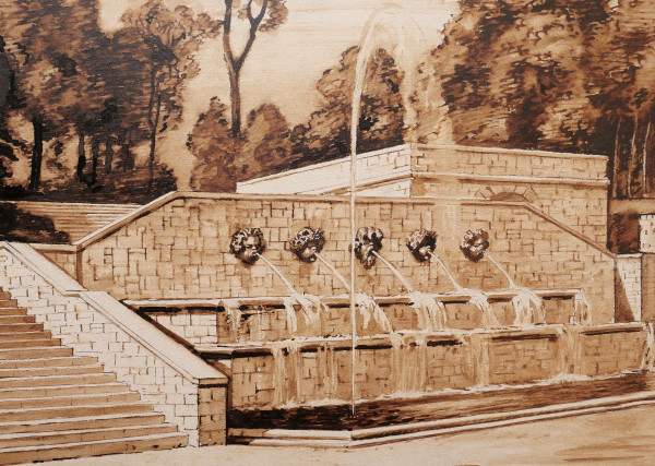 Maurice de LAMBERT, La Cascade du Parc de Sceaux