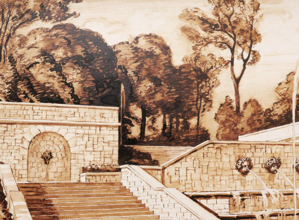 Maurice de LAMBERT, La Cascade du Parc de Sceaux
