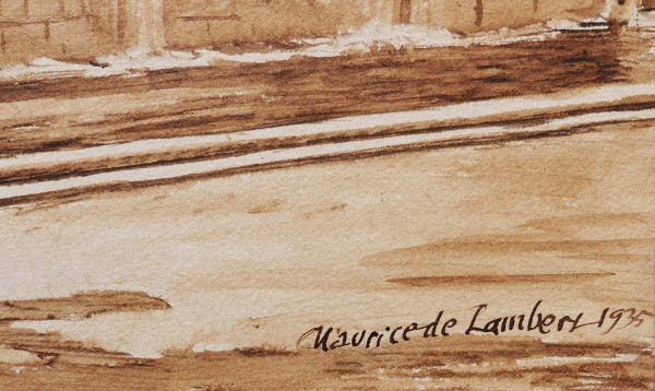 Maurice de LAMBERT, La Cascade du Parc de Sceaux
