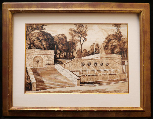 Maurice de LAMBERT, La Cascade du Parc de Sceaux