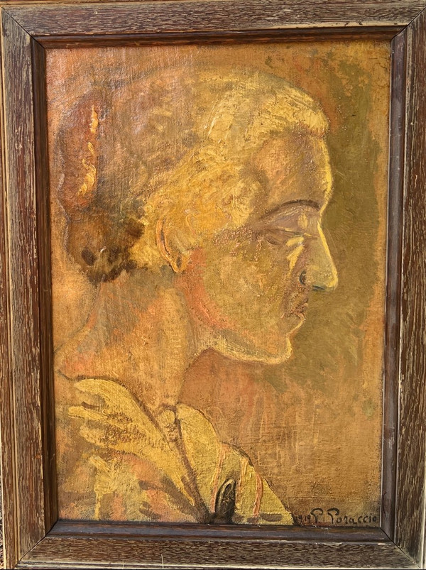 Piero Poraccia (1893-1965) Porträt einer Frau, 1919