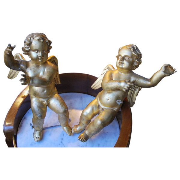 Pair In Golden Wood Italy XVIII